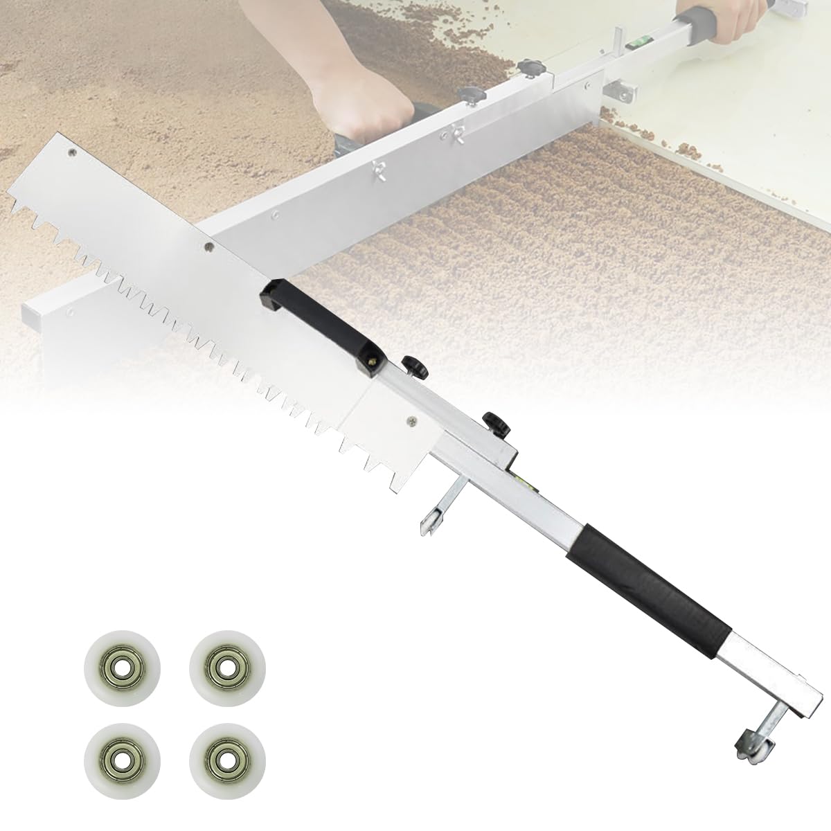 Serplex Adjustable Plastering Trowel with Handle Stainless Steel Plastering Trowel Notched Trowel Serrated Edge Trowel with Adjustable Depth Multifunctional Trowel for Spreading, Leveling Serplex Adjustable Plastering Trowel with Handle Stainless Steel Plastering Trowel Notched Trowel Serrated Edge Trowel with Adjustable Depth Multifunctional Trowel for Spreading, Leveling